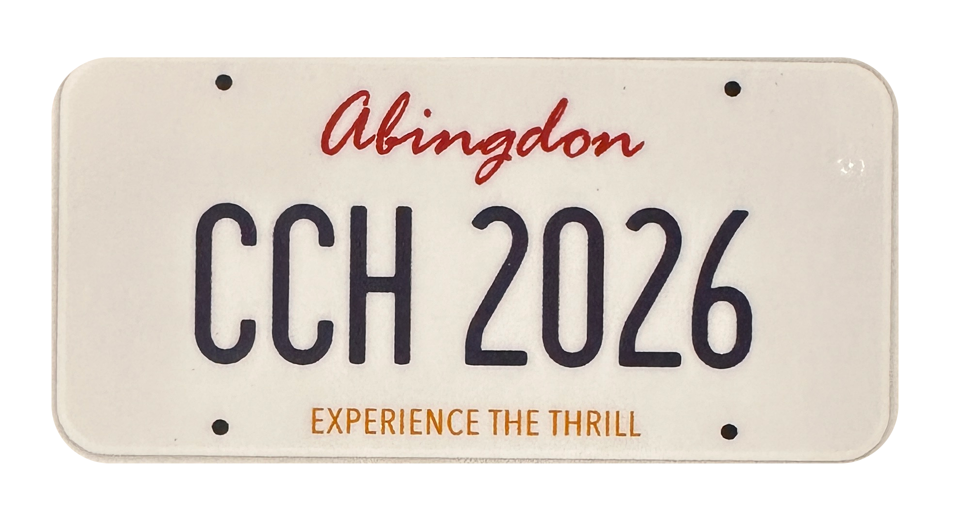 Venue License Plate