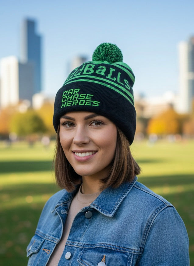 Car Chase Heroes x Oddballs Bobble Hat
