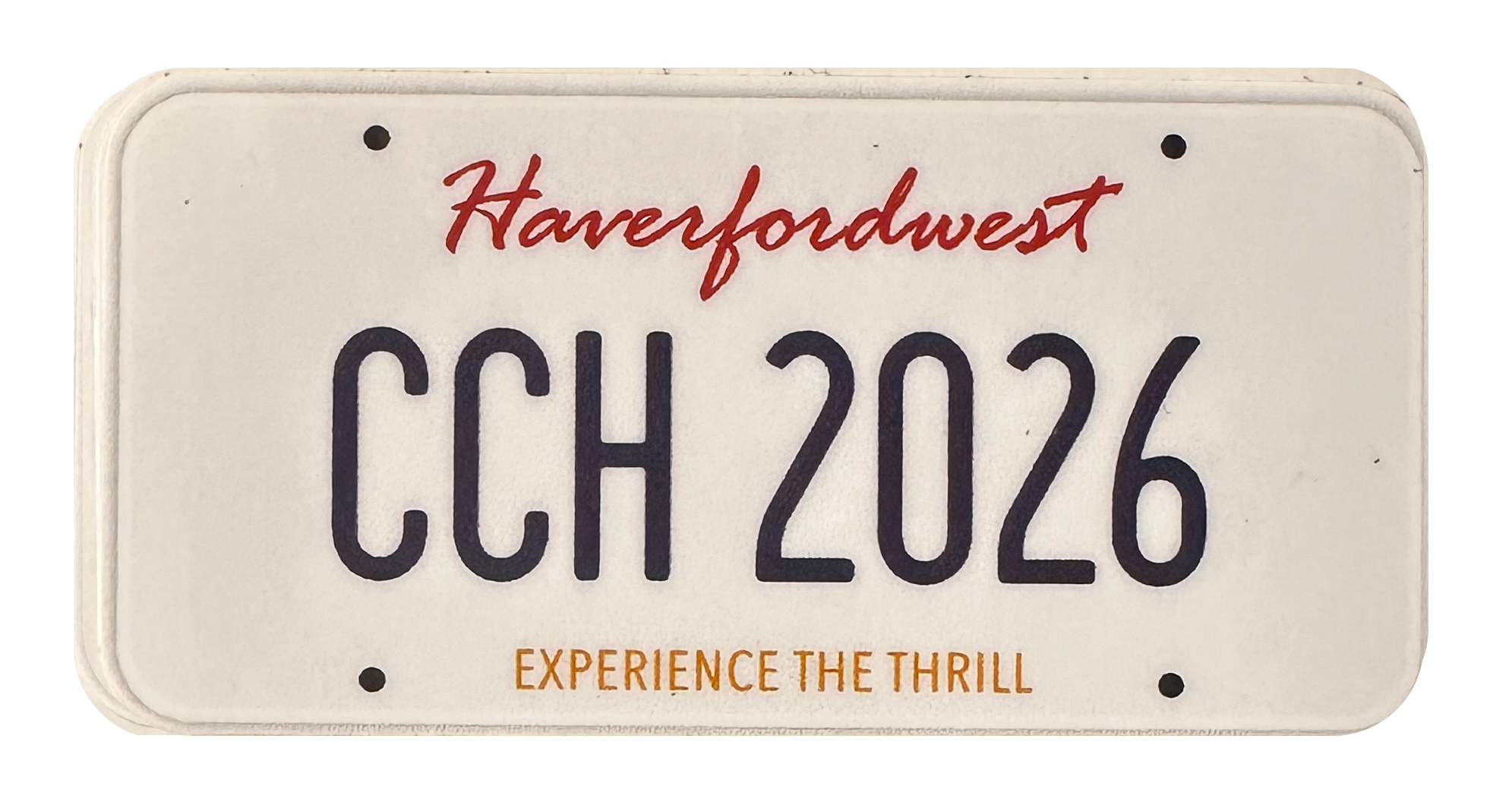 Venue License Plate