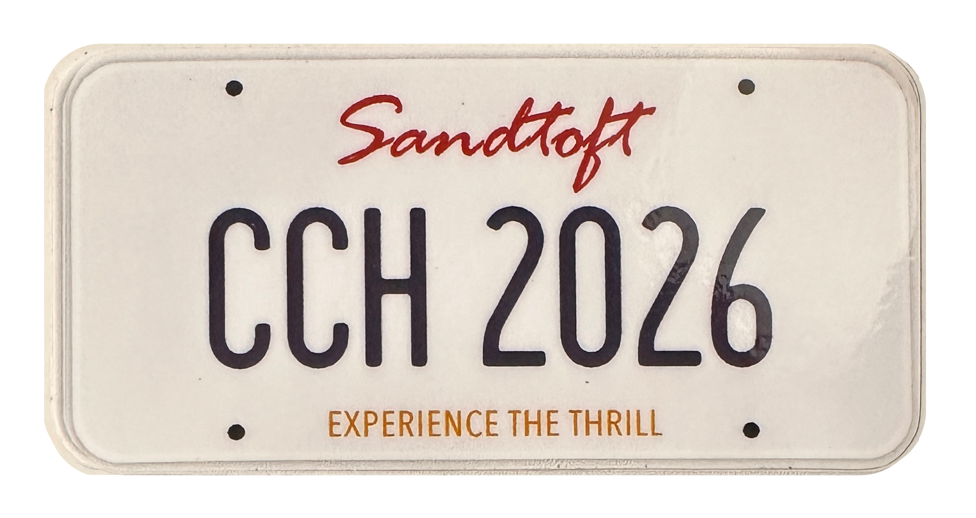 Venue License Plate